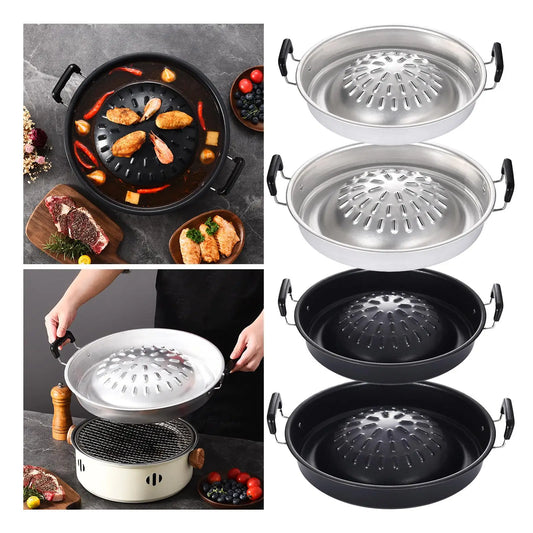 GrillMaster 2-in-1 Camping Stove Grill Pan